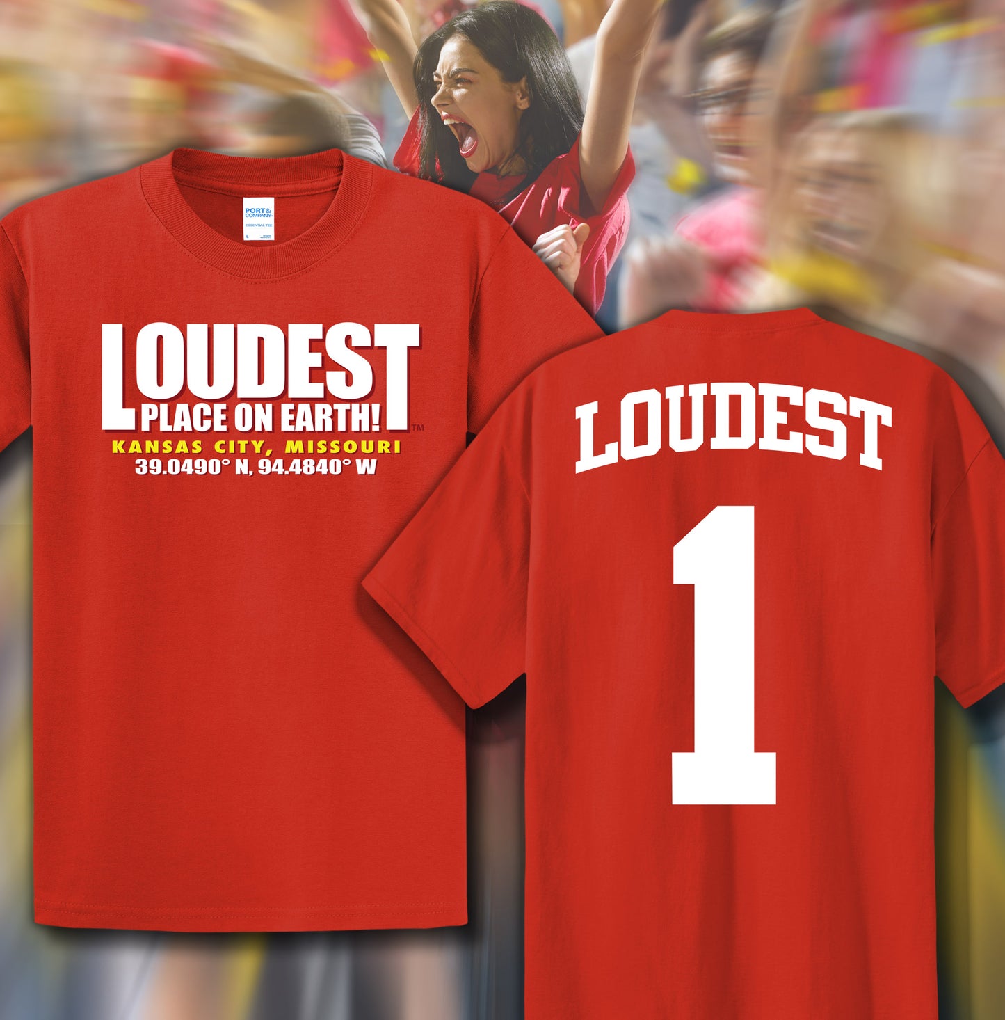 LOUDEST PLACE ON EARTH! - Short Sleeve T-shirt